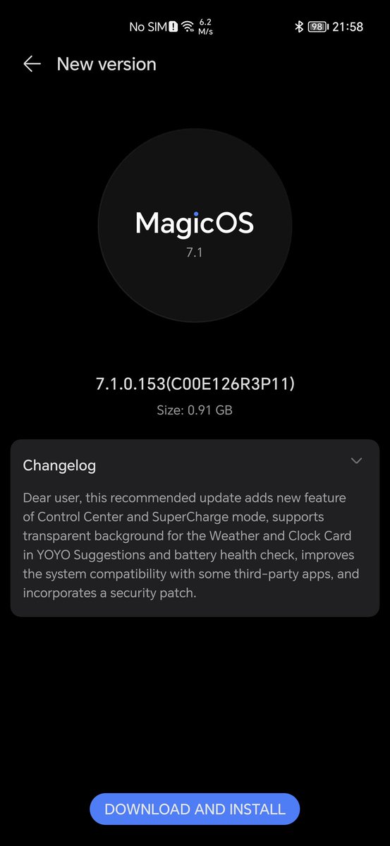 fabrizio_degni's tweet photo. Hello, 
I am just back finally🤗 at home and powered on some devices. 
The #HonorMagic5Ultimate has got a new firmware update 👌
Various changes and Security Patch of June 2023. 
#HonorMagic #MagicOS7 #firmware #Snapdragon8Gen2 https://t.co/oASgKnSwlx