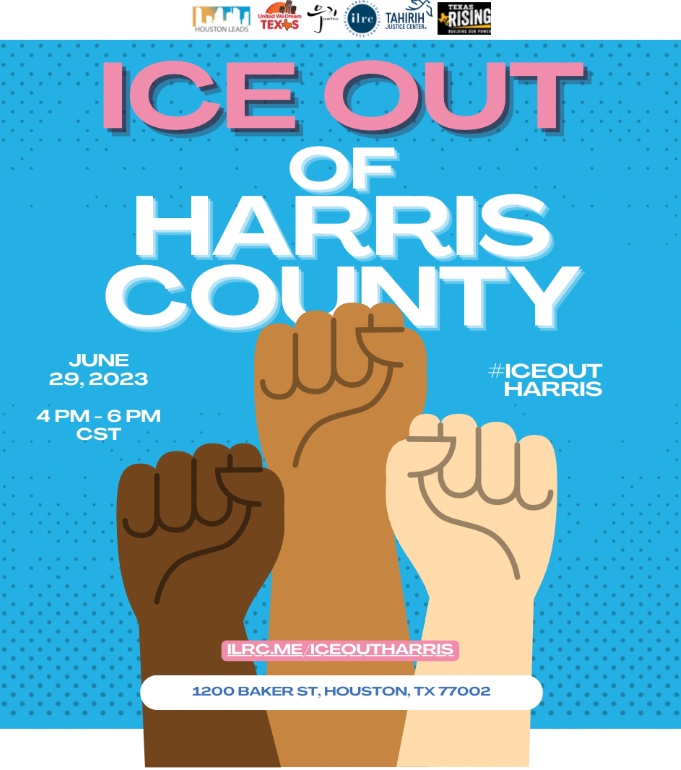 Partnering with ICE is traitorous to your TX constituents + does NOT harbor the safe communities we NEED! We demand #ICEOUT of Harris County! #AbolishIce #ICEOutHouston #FueraICE