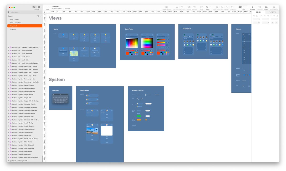 🚨@Sketch visionOS library and template file just dropped! Have fun this weekend. :-) developer.apple.com/design/resourc…