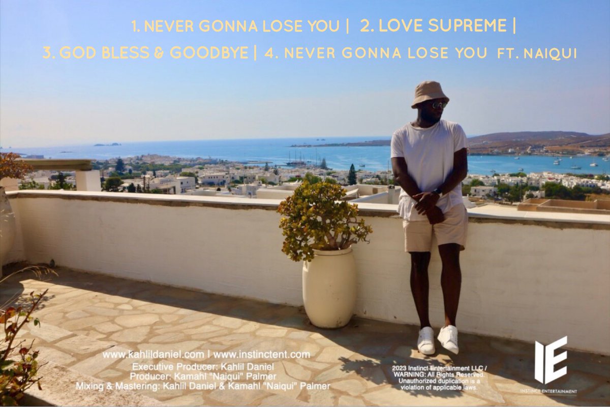 kahlilxdaniel's tweet photo. My 3rd EP - ‘KD III’ is HERE just in time for summer! Volume up, windows down, sunroof open all season kind of R&B.
3 SONGs | 3rd EP | Favorite Number - “#KDIII”just seemed right. Let me know your fave so we can jam together! - https://t.co/TwM1GYx66t https://t.co/NeCV7ldZpA