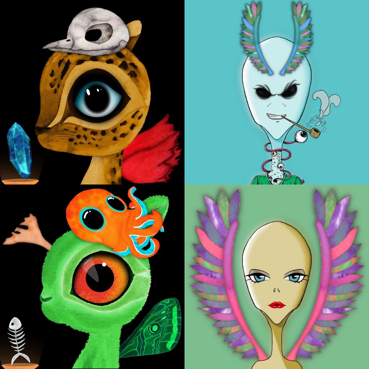 MoonBay 🌙 $Moon (@moonbaysonic) on Twitter photo We are sooo excited to have 2 of <a href="/kay_wren_/">🌙Kay Wren🌙 Primordials💀</a> ‘s Primordials featured in the MoonBay Art Exhibit Shop tonight!
The featured ETH collection will be available to purchase through a bonus FTM Kay trait Baylien! 🛸✨👽
Then use that ETH gas you saved to claim a Pleasant Poster!💕🦏 We are sooo excited to have 2 of <a href="/kay_wren_/">🌙Kay Wren🌙 Primordials💀</a> ‘s Primordials featured in the MoonBay Art Exhibit Shop tonight!
The featured ETH collection will be available to purchase through a bonus FTM Kay trait Baylien! 🛸✨👽
Then use that ETH gas you saved to claim a Pleasant Poster!💕🦏