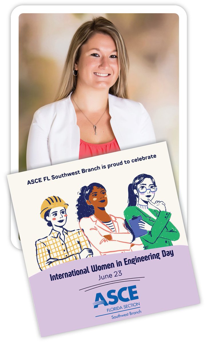 JohnsonEng's tweet photo. “Engineering dreams into reality, one design at a time” Celebrating International Women in Engineering Day! Recognizing Transportation Engineer Leah Holmes, PE, and her 10 years of experience! #InternationalWomeninEngineeringDay  #transportationengineering 
 #womanengineer https://t.co/5T8QkERiNl