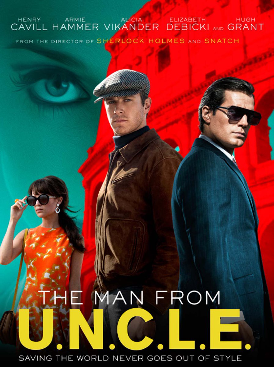 A very entertaining film. Starting to think I got Guy Ritchie all wrong. Henry Cavill & Armie Hammer in fine form. #themanfromuncle