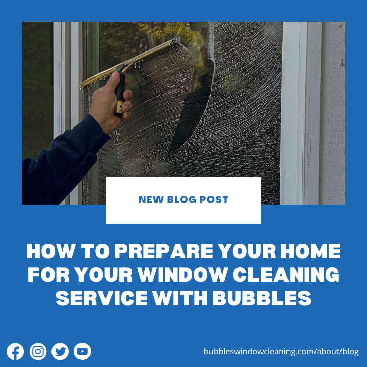 You've booked your window cleaning service with Bubbles - now what? Read our latest blog post to learn how to best prepare your home for your window cleaning service bit.ly/3XkdkBH!

#windowcleaning #chicagosuburbs #windowwashing #naperville #blogpost