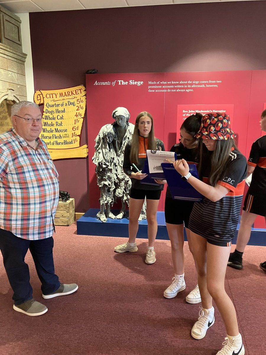 𝐒𝐢𝐞𝐠𝐞 𝐌𝐮𝐬𝐞𝐮𝐦 

This week, it was the turn of 9S &amp; 9N to visit The <a href="/SiegeMuseum/">The Siege Museum</a> 

Our students enjoyed the variety of displays and artefacts in relation to the Siege of Derry 1689