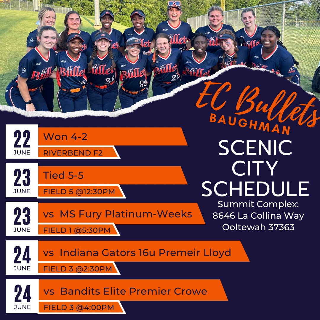 ‼️Hopefully, our final schedule update‼️