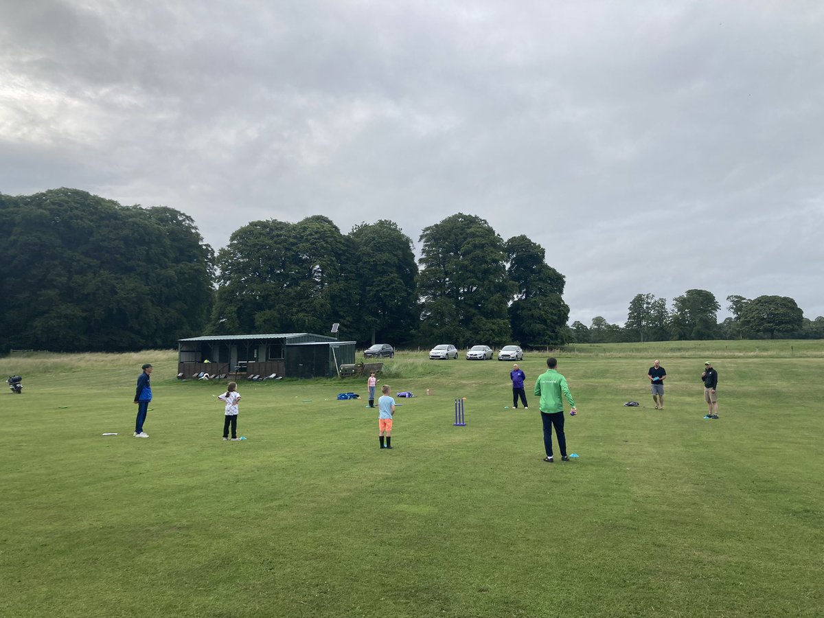CoulterReilly's tweet photo. @HalverstownCC @CIParticipation @cormac_94 Was a pleasure to be down with Stuart and the crew! A great evening had by all and a great set up being ran down in Halverstown. @cricketleinster https://t.co/zoXK22DtWr