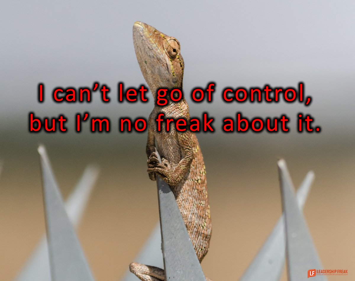 CoachSunnie's tweet image. Let go – 4 Remedies for Exhausted #ControlFreaks: My wife thinks I’m a #controlfreak. I reject this spectacular exaggeration. It’s true I can’t let go of control, but I’m no freak about it. Just before she took off on errands… Continue reading → dlvr.it/Sr7xqs