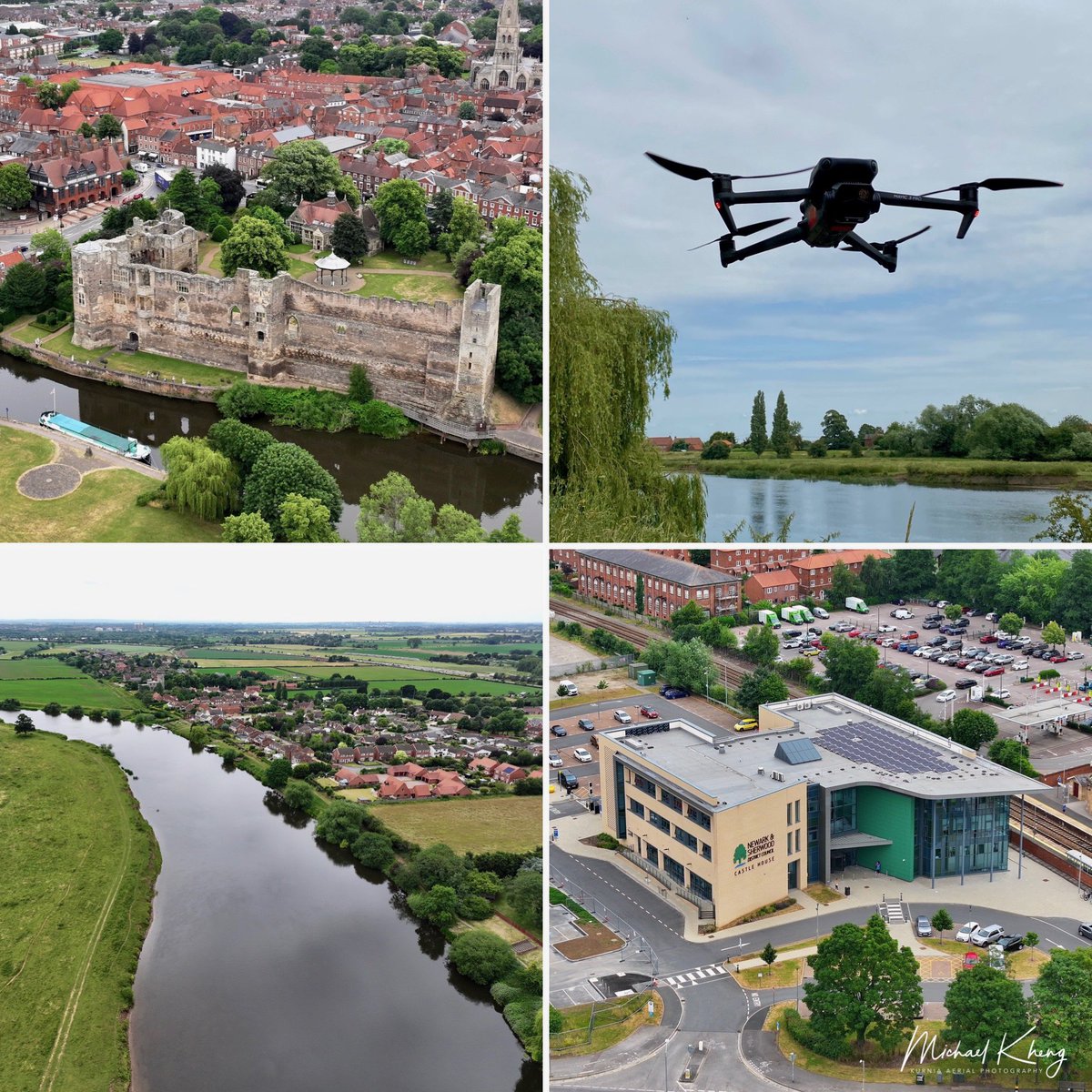 We love multi location days. Newark Castle looked great today at location 1, as did the River Trent at location 2. 🎥🎬
@NSDCouncil @advertisergroup 

#DroneProduction #CommercialDrones #AerialProduction #DroneVideography #AerialFilming #DroneFilming  #DroneServices