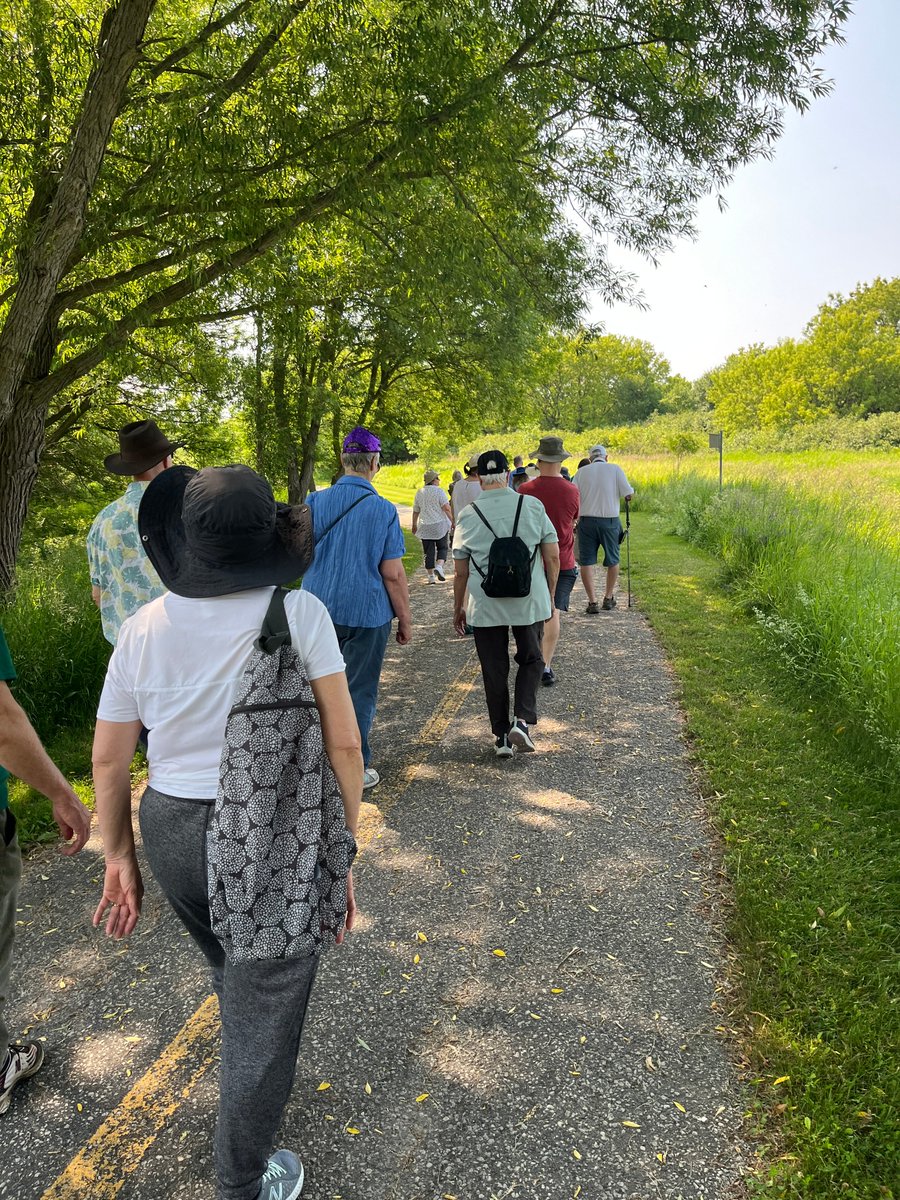 secondmarsh's tweet photo. We had great interest, a great turnout and great weather for our History Beneath Our Feet Walk. FSM and @OshawaMuseum staff shared information about how the Indigenous Peoples and First Settlers used the area around #Oshawa #SecondMarsh. @oshawacity #CulturalHeritage https://t.co/YviIrGiLgM