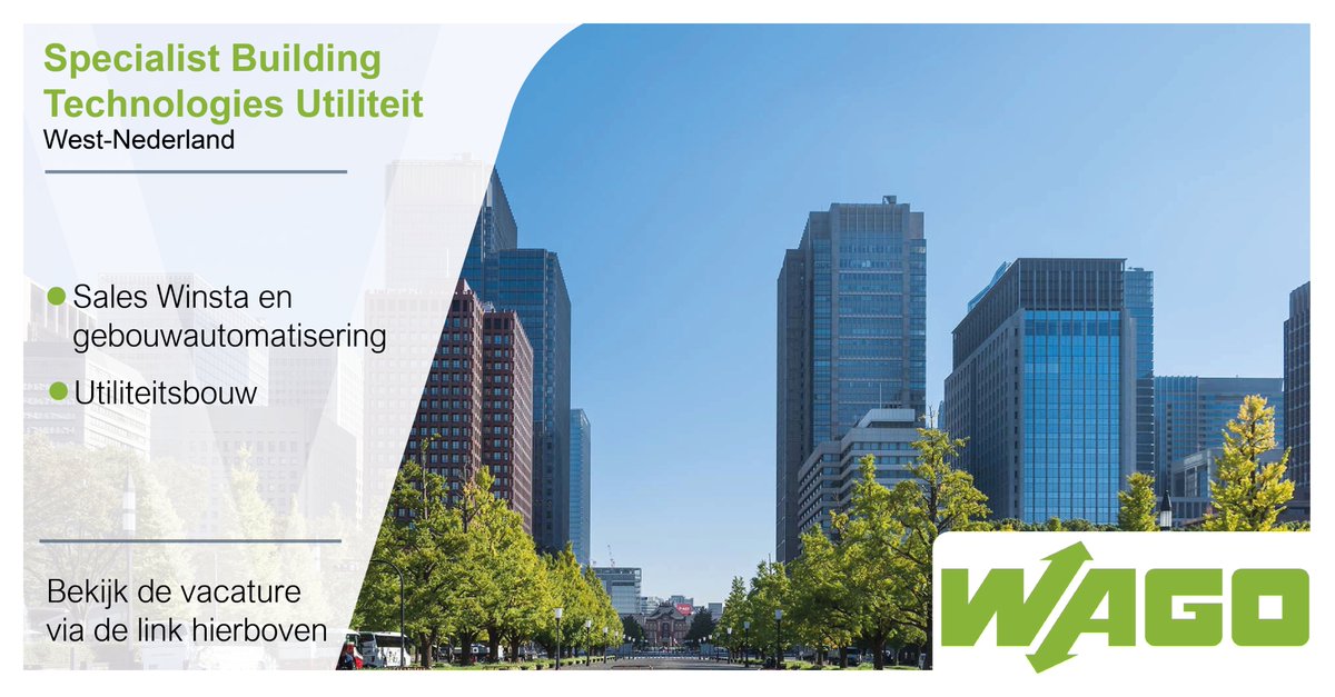 _Voltys's tweet image. Accountmanager West Gebouwautomatisering bij WAGO Nederland

Als Specialist Building Technologies ben je verantwoordelijk voor sales van Winsta en gebouwautomatisering voor onder andere kantoorgebouwen.

voltys.nl/vacatures/vaca…