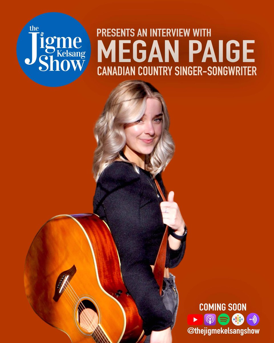 THEJIGMEKSHOW's tweet photo. NEW PODCAST COMING SOON🚨
On this segment, canadian country singer-songwriter Megan Paige joins the show.
#meganpaige #canadian #countrymusic #singer #songwriter #milletalberta #podcast #interview #episode #conversation #indepth #chat https://t.co/wCOCpUBats