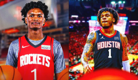 Excited for the future of the @HoustonRockets! 🚀 Welcome to Htown Amen and Cam! 🫶 Outside of Wemby, I dont think things could've gone any better for us🤷‍♂️ #LightTheFuse #LiftOff