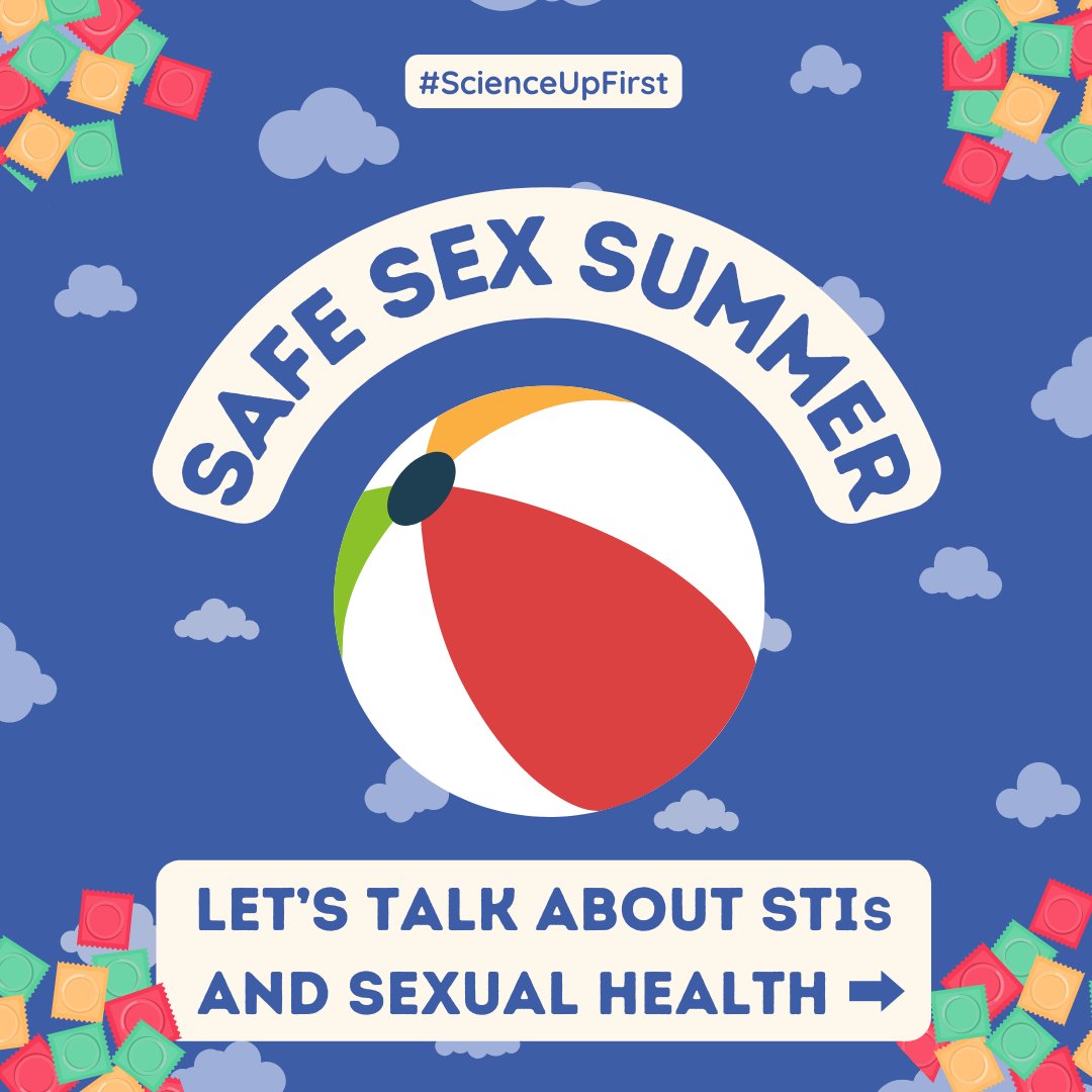 Are you a human? Well, you can get an STI.

But that doesn’t mean you can’t have the best Safe Sex Summer. All you have to do is protect yourself and get a regular screening.

It is that simple.

#ScienceUpFirst

🧵[1/2]