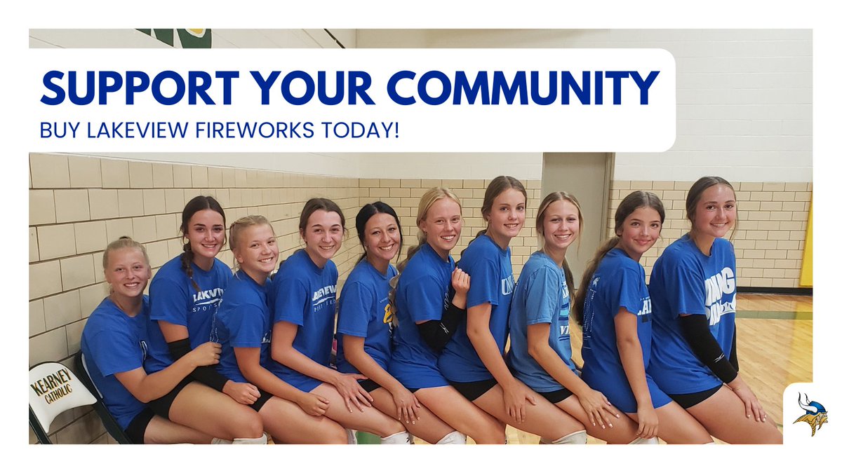 Lakeview_vb's tweet photo. Come on down to the Columbus Walmart parking to support your Lakeview viking volleyball team and get some mind-blowing fireworks!!🤯
We are open everyday from 9:00AM until 10:00PM until July 4th! Don't miss our 4-for-1 deals either!😉
#lakeviewvikes #LVVBfireworks #nothingtolose https://t.co/WsKJjzFarW