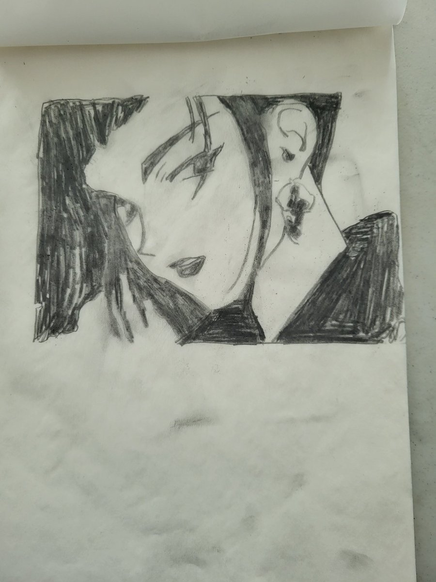 zachnocturnala1's tweet photo. 2. A tracing sketch of Faye Valentine from Cowboy Bepop wear green kimono and earrings Japanese manga style. Source image from Google Images 
#fayevalentine #cowboybepop #pacon #Kyoto #gion #Japanese #Japan #Japaneseanime #anime https://t.co/MTo3iN5SXD