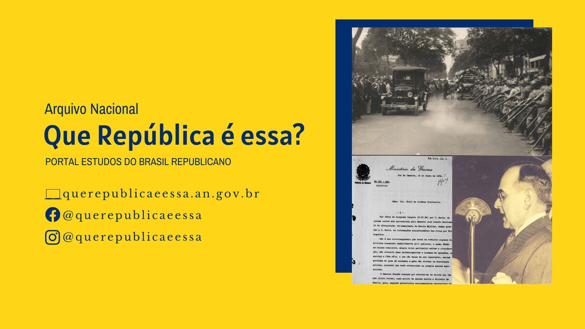 Que República é essa? - Arquivo Nacional