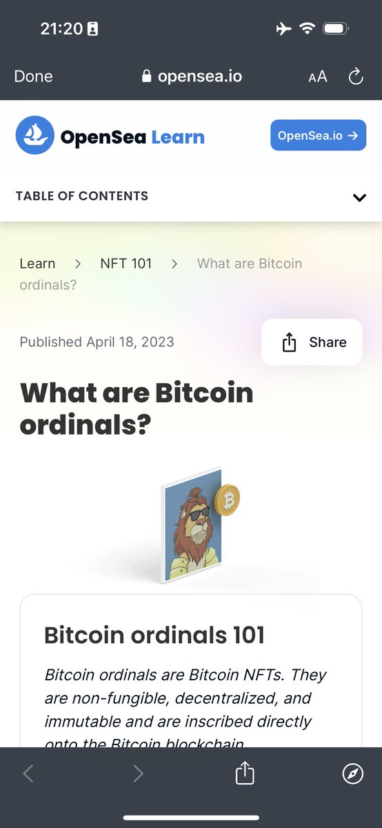 I’m two months in to teaching people about Bitcoin ordinals. 

Give me a shout if you want any extra lessons?