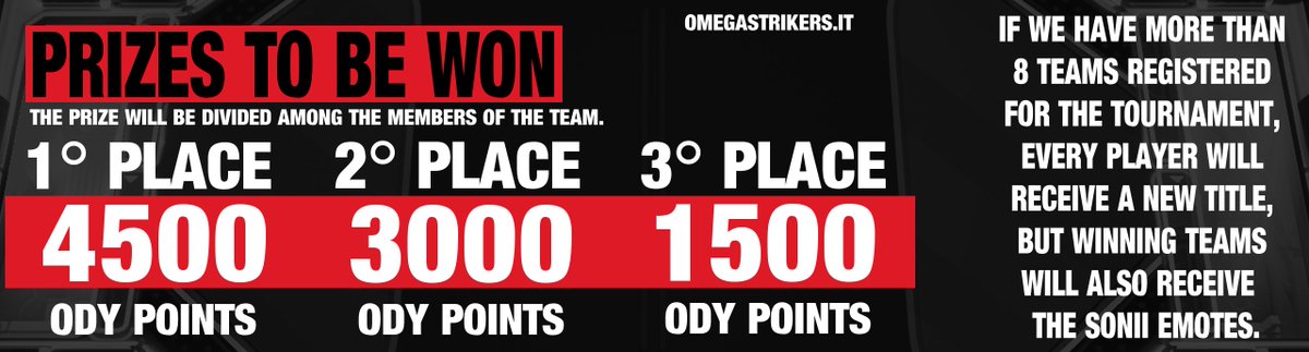PlayOmegaIT's tweet image. **E' ufficiale!** Omega Strikers Euro Summer 2023 si giocherà DOMENICA 9 LUGLIO dalle ore 18:00 CEST e sarà trasmesso in live su twitch (twitch.tv/0eazy0/) In palio 9.000 Ody Points (90€).

(start.gg/tournament/ome…).  

#OmegaStrikers #OmegaStrikersEuroSummer