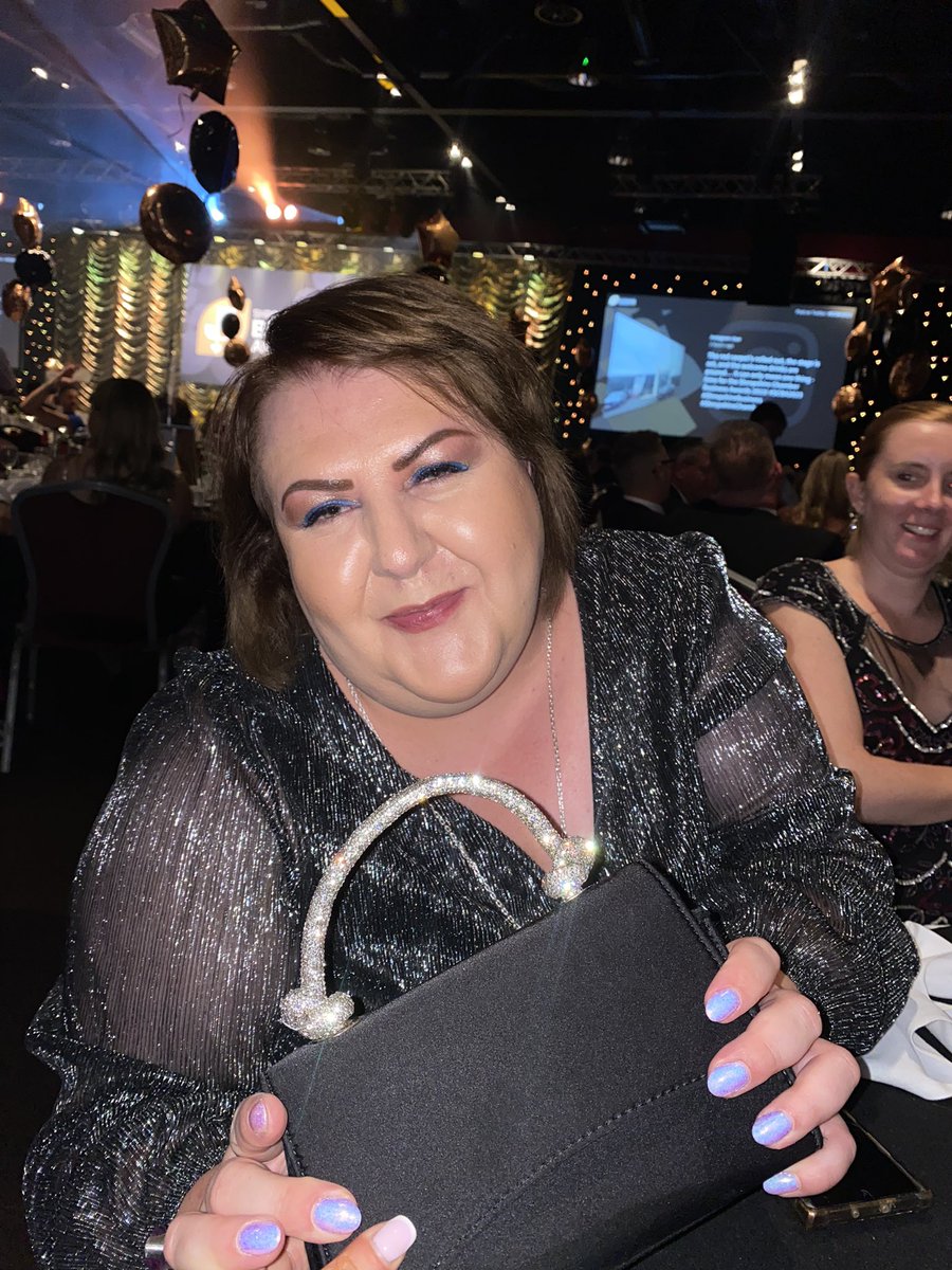 _kelliepooler's tweet image. Most glam bag goes to Magda @ Cosma Casting (Pertemps) #scba2023