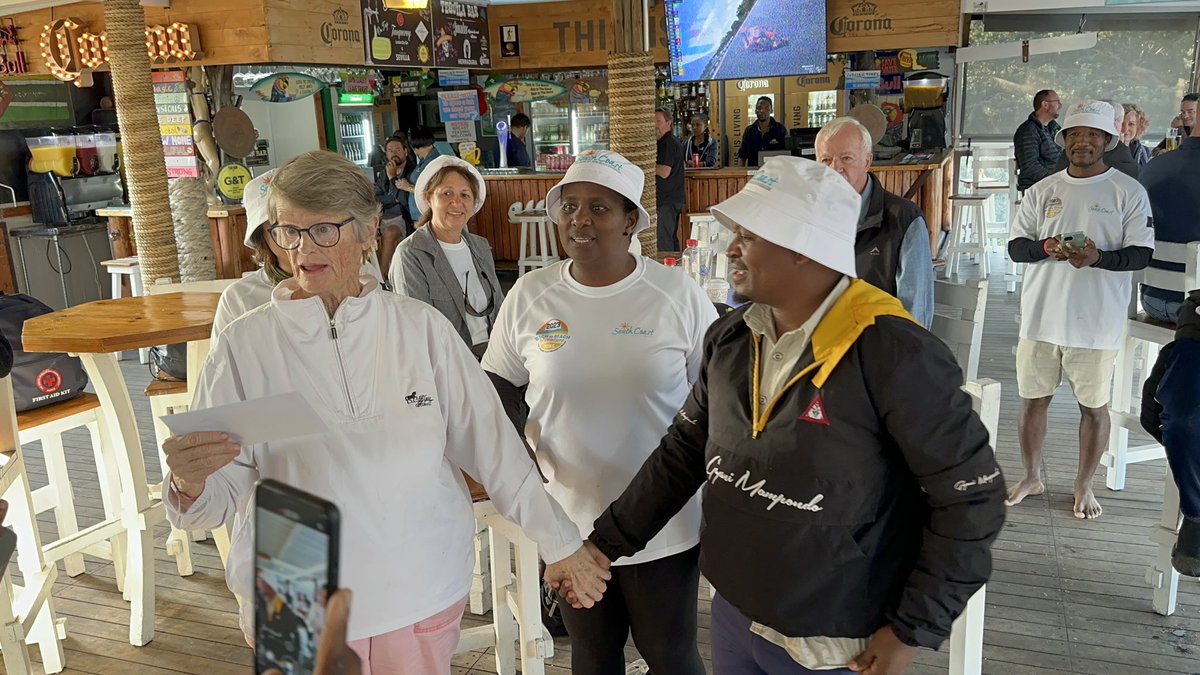 infosouthcoast's tweet photo. Congratulations to the winners of the #sctie β28km Beach to beach adventure hikeβ, from Port Edward to Ramsgate, today. Thank you to our #sponsors as well for their kind contributions which helped to make this event such a success. #kznsouthcoast #extendyourstay @LuckysManaba https://t.co/LpuXSfpCJM