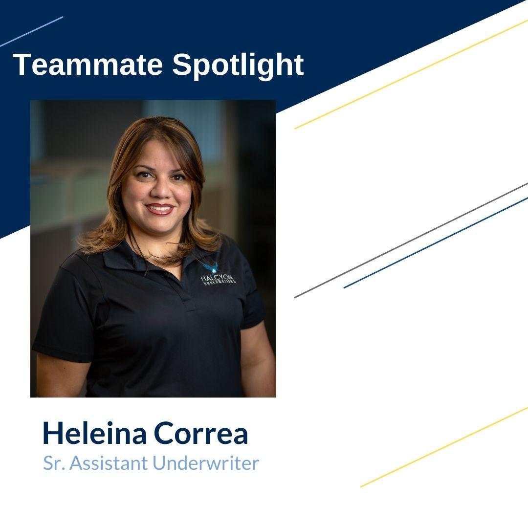 Congratulations, Heleina!  Your monthly spotlight is well-deserved. With almost 16 years of dedicated support, you've been a vital asset to Halcyon. 👏

#MonthlySpotlight #SrAssistantUnderwriter #HalcyonTeam