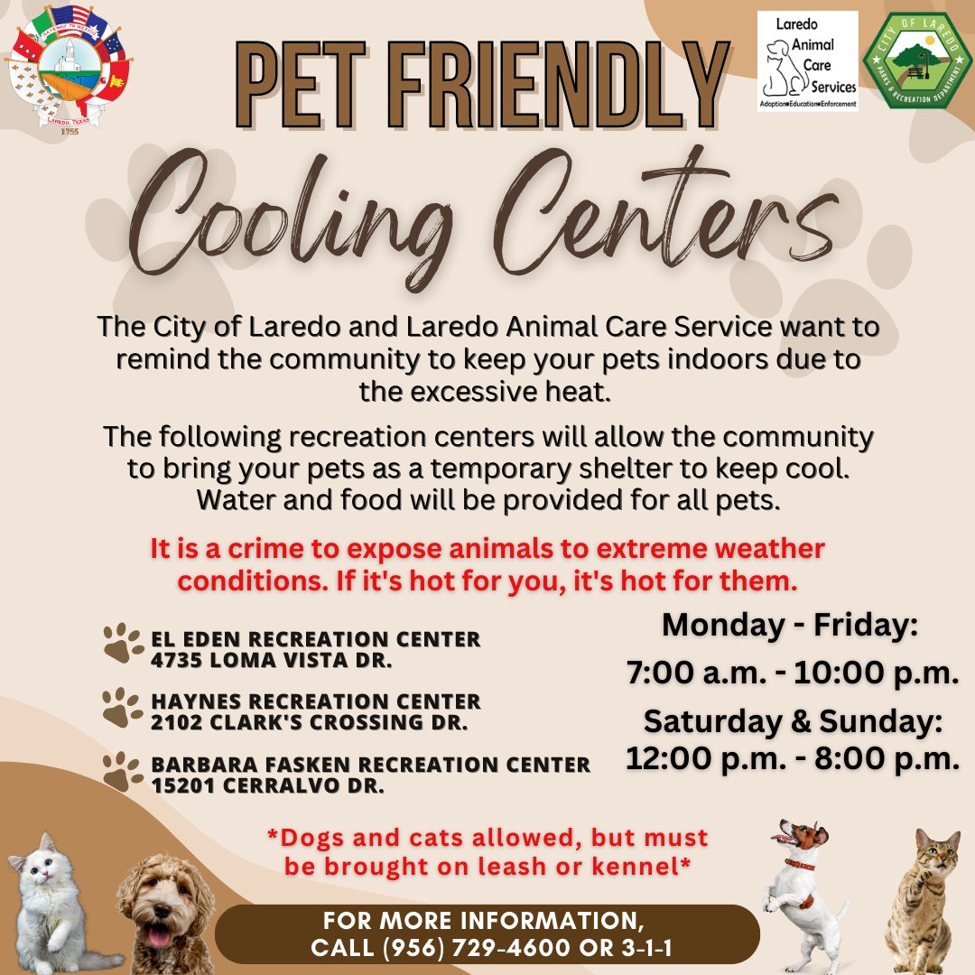 City of Laredo on Twitter "The City of Laredo & Laredo Animal Care