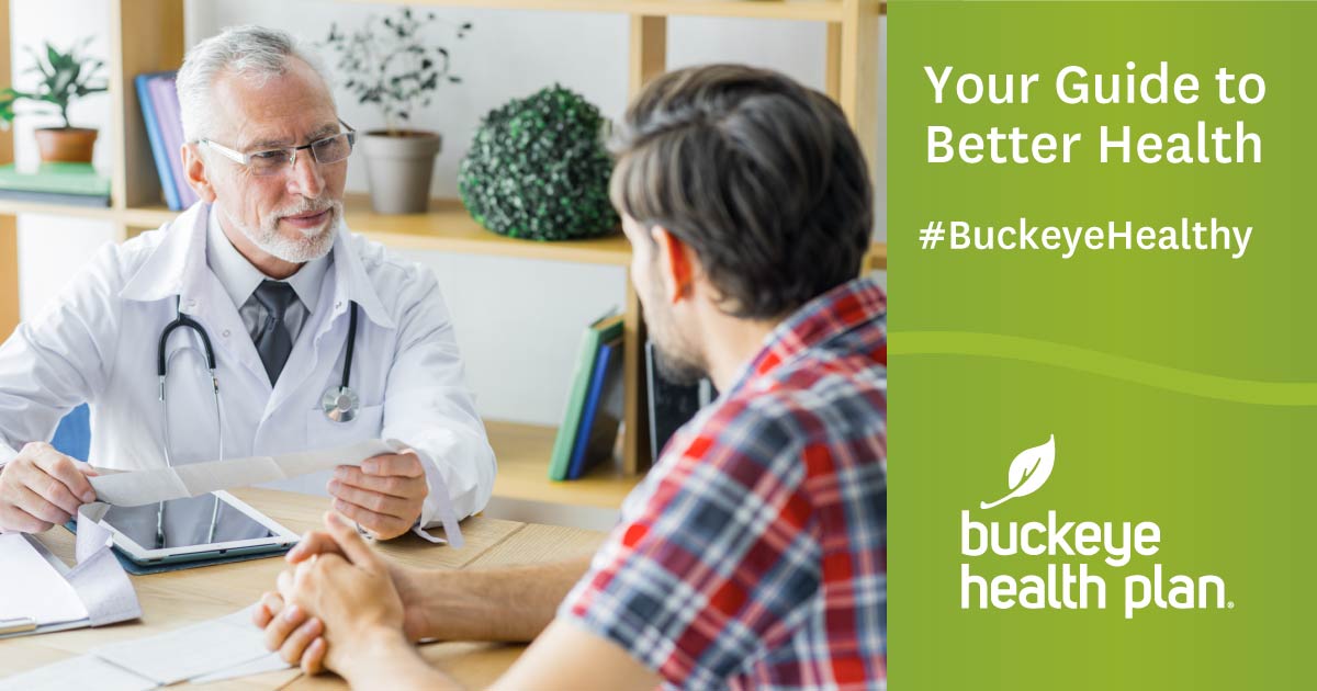 Men: When was the last time you had a check-up? Buckeye Health Plan says now’s the time. Buckeye members earn $75 in rewards for well visits! Learn why at bit.ly/3PLfOHF
