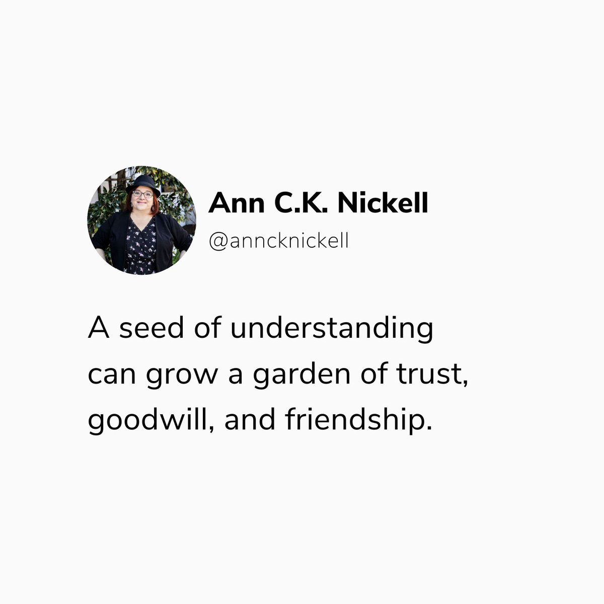 anncknickell's tweet photo. A little understanding of others and their situations can go a long way! Be kind! Be loving! Always!

#SeedofUnderstanding #SeedofLife #Understanding #BeKind #BeLoving #LoveOthers #LoveYourself #Mindset #Positivity #TheUpside #BeautifulLifeBlueprint #LifeStoryTransformationCoach https://t.co/uDlXDQoWVn