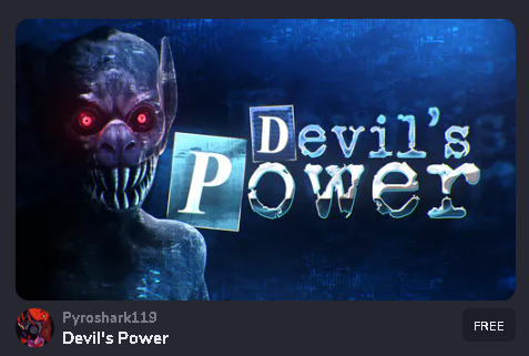DevilsPowerDP's tweet image. We updated our Gamejolt page thumbnail, design by @EgorUnde!
