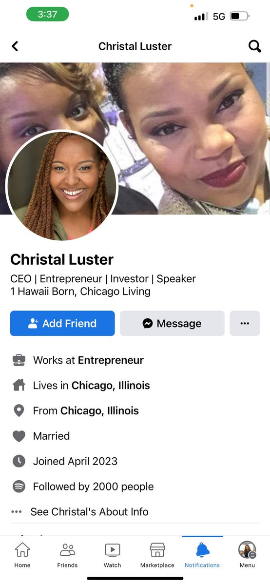 Christal Luster tweet media