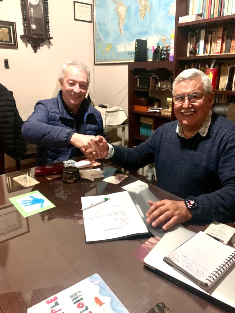 Como candidato a Gobernador es un orgullo que Horacio Pernasetti me acompañe como candidato a Parlamentario del Mercosur. 
Horacio, con su experiencia y prestigio fortalece nuestra propuesta para darle un cambio a Catamarca.