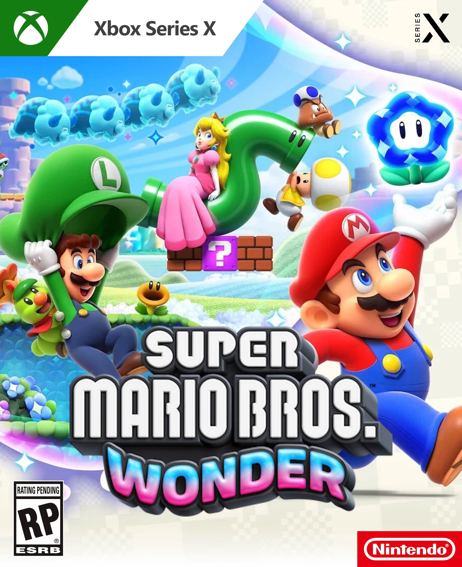 Real Fake Video Games on X: Super Mario Bros. Wonder [Xbox Series