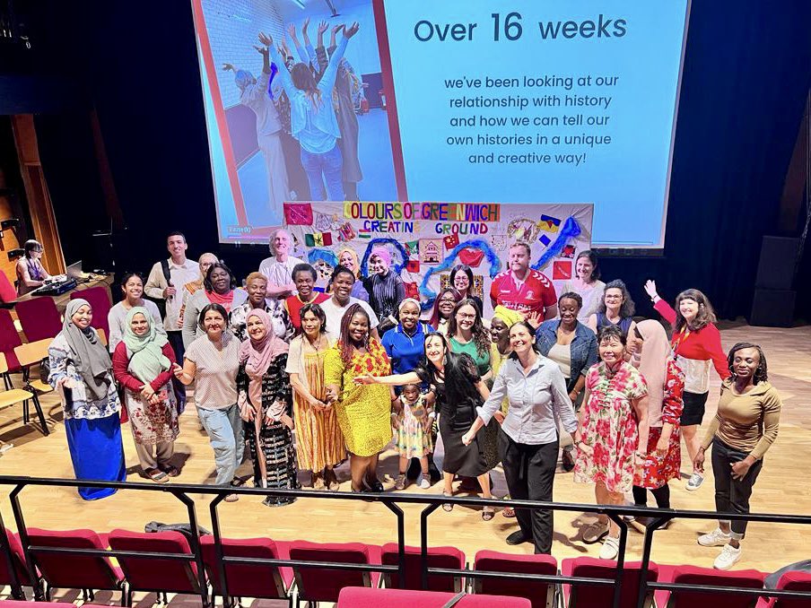 ✨We are the Colours of Greenwich! An amazing celebration at the end of our first history project with our Greenwich community and thinking of #Compassion for #RefugeeWeek Our members are becoming skilled historians thanks to @HeritageFundUK @LydMariePowell and @LivingRefArch