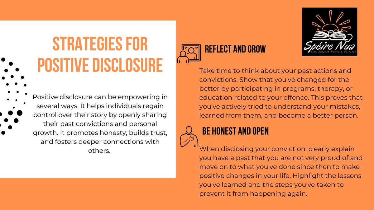 SpeireNua's tweet photo. Everyone deserves a chance to share their transformative journey, to be seen beyond their past. We are working to create a world of empathy, understanding, and second chances and equal opportunities for all #PositiveDisclosure #EmbraceTheJourney https://t.co/SegYQ2564L