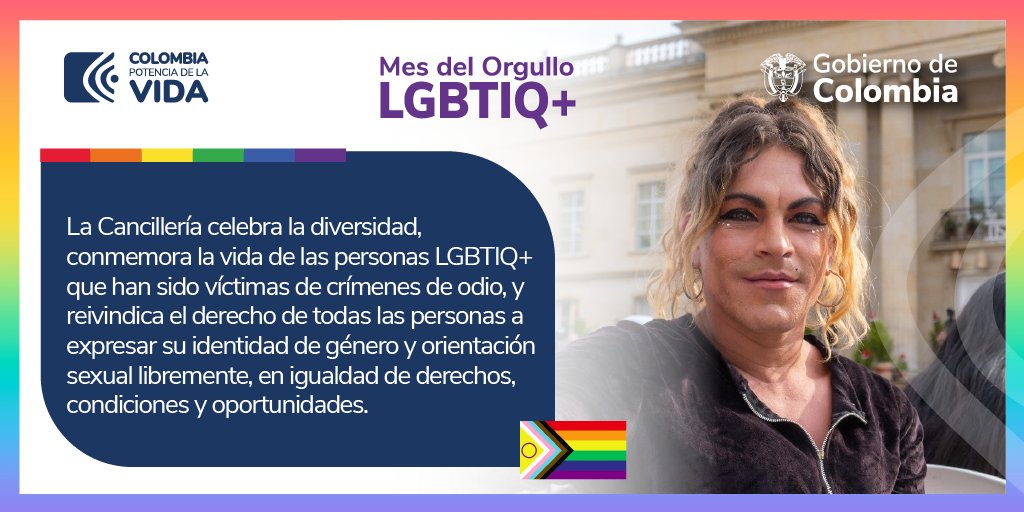 El #GobiernoDelCambio busca reivindicar el derecho de todas las personas a expresar su identidad de género y orientación sexual libremente, en igualdad de derechos, condiciones y oportunidades.  #SúmateALaRutaDiversa
