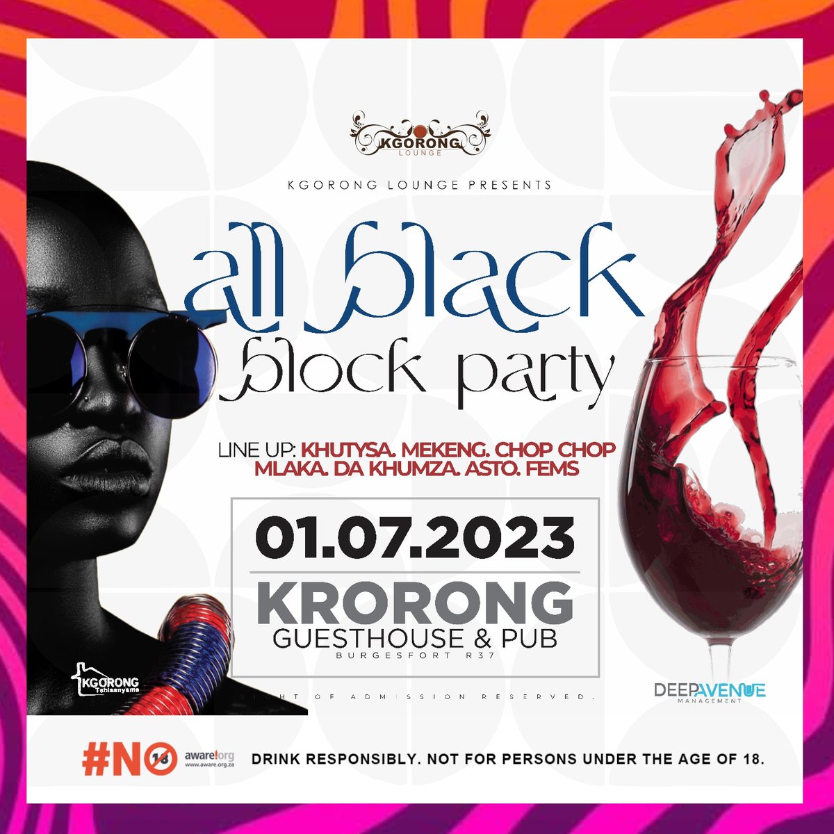 All_Black_Block_Party line up unleashed.

Let's rock🔥!!!!