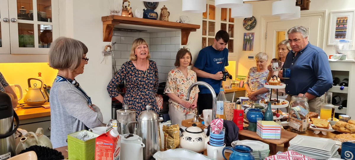 RCRAUganda's tweet photo. A successful coffee morning was held on Saturday 17th June to raise funds for the Ugandan Grandmothers programme. Valerie Fallon hosted the event and there was a great turnout. Over tea, coffee and delicious home-baked eats people chatted and renewed acquaintance with each other. https://t.co/X8WVv5A7x3