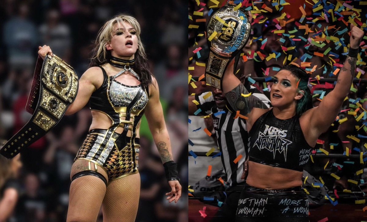 I think if Jamie Hayter is back at #AEWAllIn & wins the gold back & then you continue to build Kris Statlander into 2024.  I think you could get to #AEWDoN next year with Hayter vs. Statlander; Title vs. Title & it would be the biggest women’s match in the history of #AEW