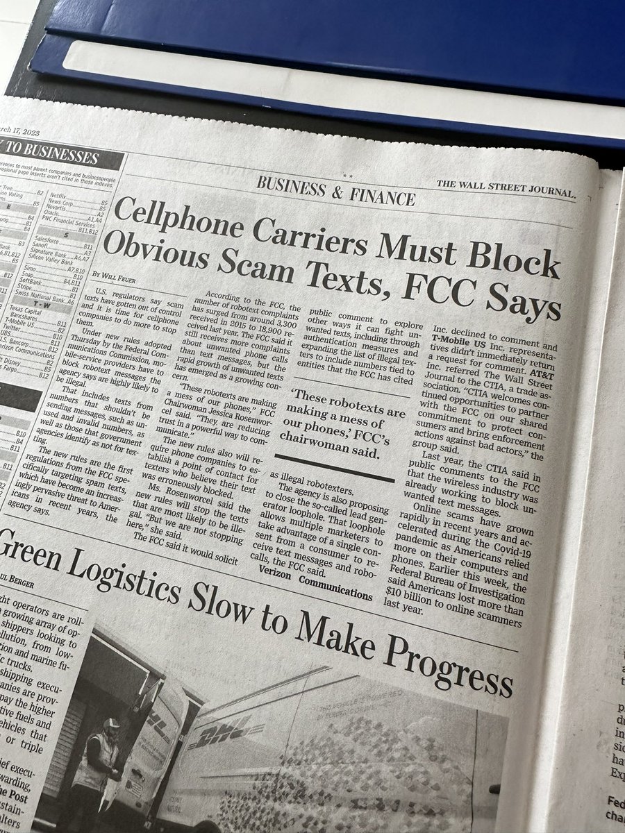 Hey hey! Good consumer news!   Making life harder for scammers is makes my day brighter ⭐️