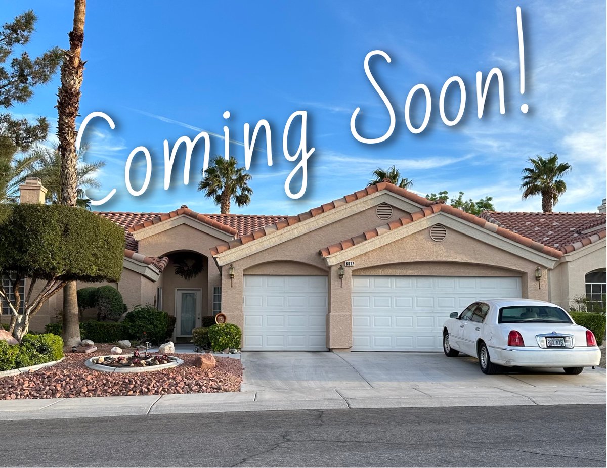 New Listing Coming in Hot! On Market Next Week!

NW Las Vegas Location
3,039sq ft
4 Bedrooms
3 Bathrooms
Pool/Spa
3-Car Garage
2 Gas Fireplaces
Contact me today for more info!

#justlisted #properties #HomeSale #househunting #listing #VegasHomes #LasVegasHomesForSale