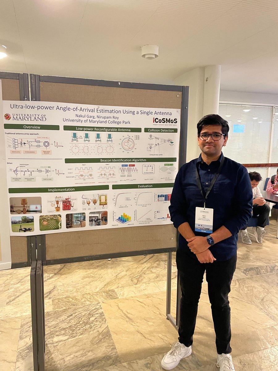 NeeeRooo9's tweet photo. A great MobiSys for iCoSMoS -- 2 papers and 2 posters and the best poster award! Our papers are on (a) DeepFake defense (b) low-power self-localization.
A big thanks to the MobiSys organizers! 
More on our website https://t.co/9K9AdcyAwb
Congrats @nakulgarg22 and @IrtazaShahid27! https://t.co/rLSSR2cy86
