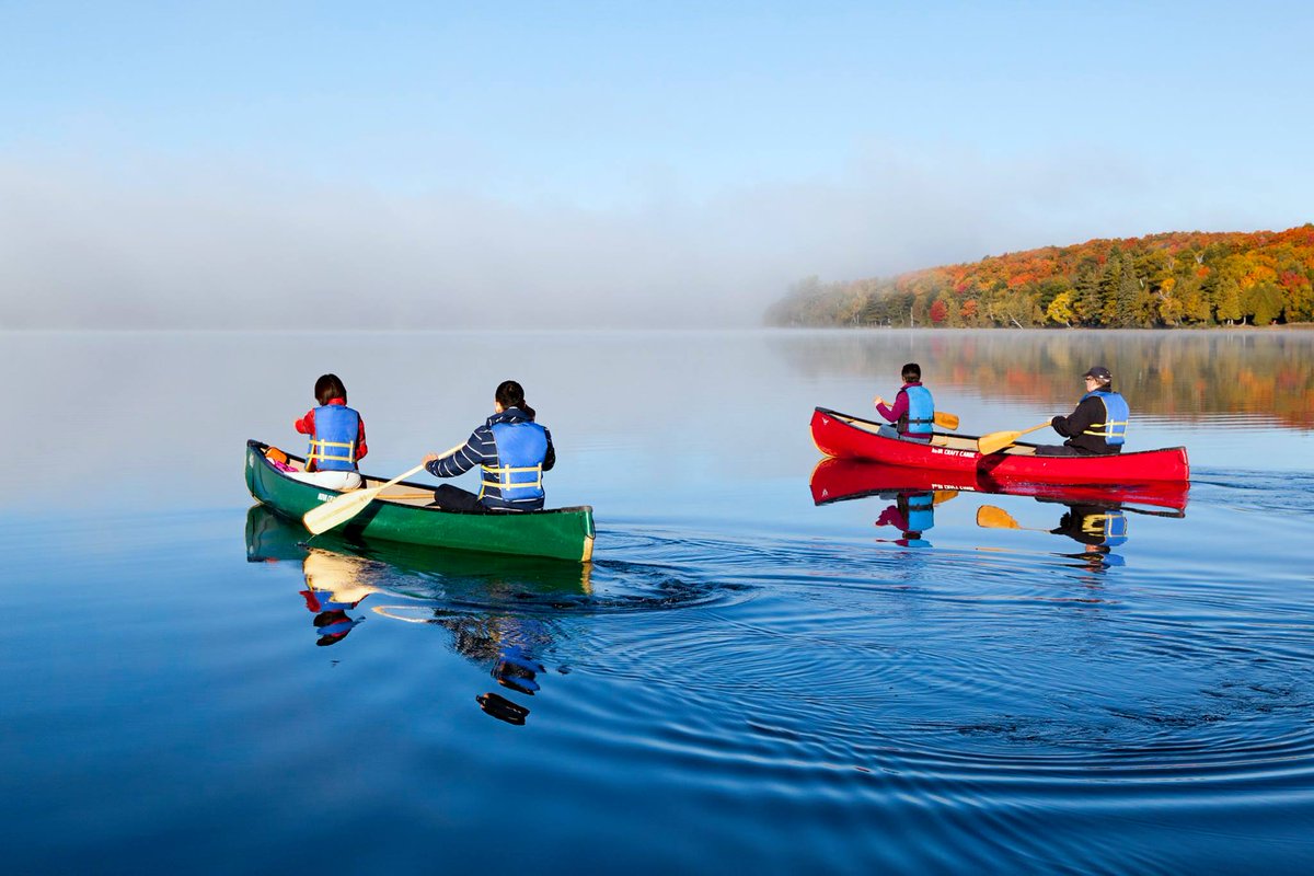 These two canoes remind me very much of a week long paddling/camping trip I took in Algonquin Provincial Park in Ontario back wren I had hair and hope.