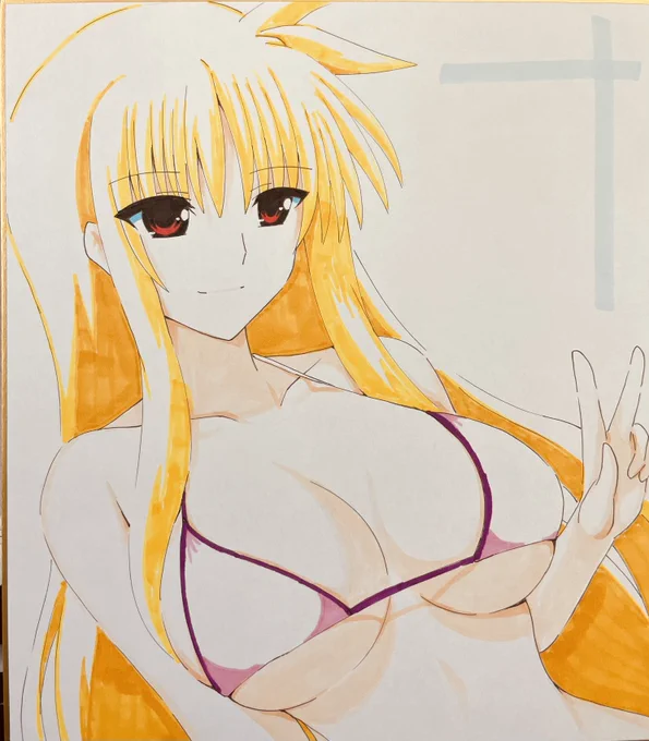 アナログフェイトさん。おっぱい&ピース☆