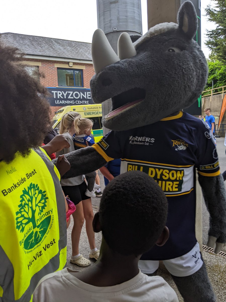 Just back from dancing at Headingley Stadium before tonight's Leeds Rhinos' match. We were 23 of 100s of excited primary school children sharing the well choreographed joy. Thank you Mr Pearson, Ms Ellis &amp; Ms Morgan for making it happen (&amp; Ms Keane for catering to our needs too).