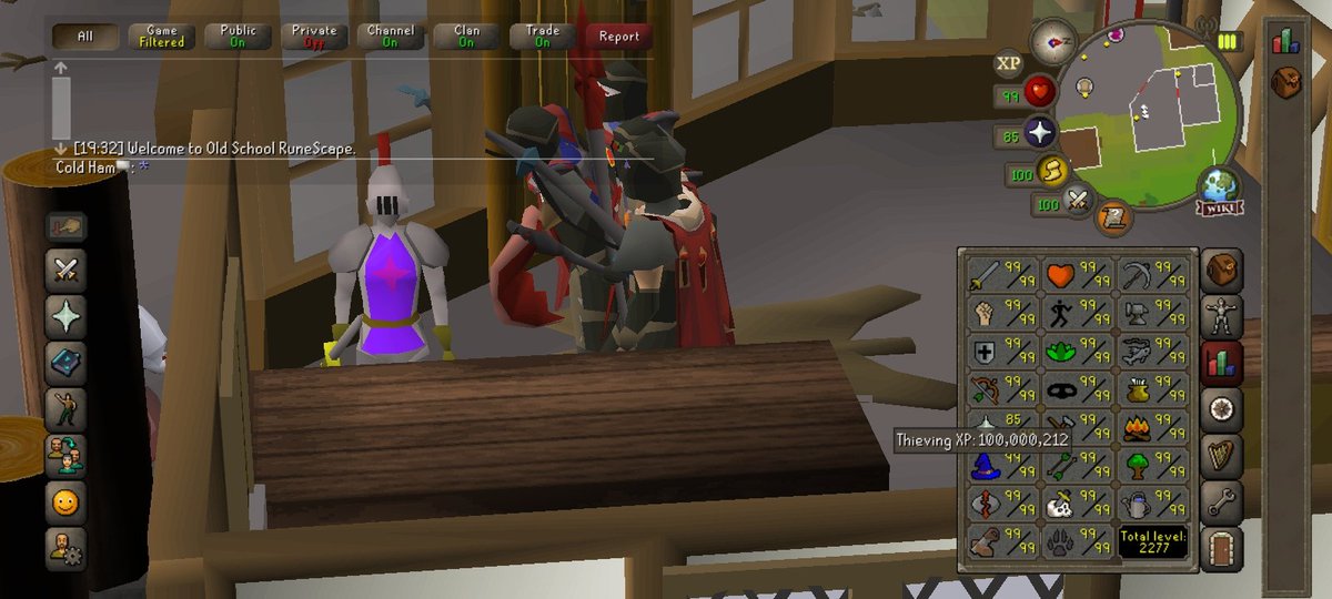 Cold_HamOSRS's tweet image. 100m Thieving!