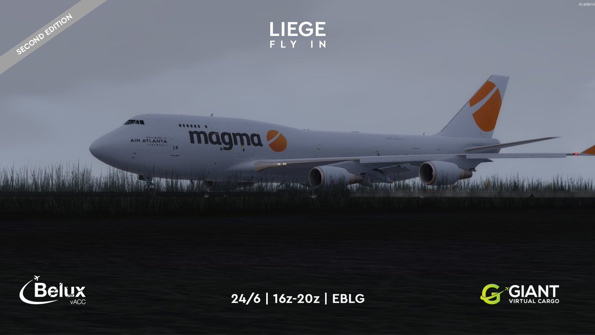 Join us this evening between 16z-20z for our Liege Fly-in event! Might as well test out the new scenery!