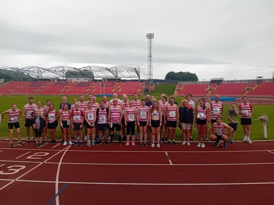 Great end to another busy week @saltwellharrier St James’ mile race at Gateshead stadium @TeachersRunClub