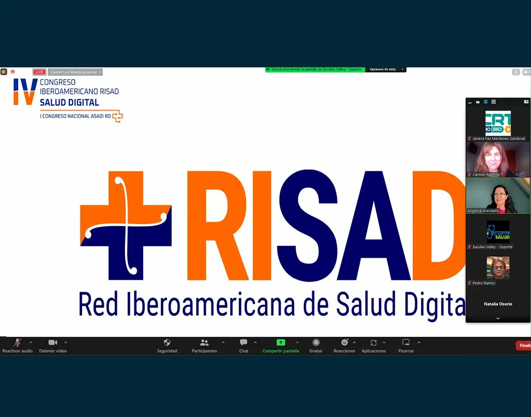 crtbiobio's tweet photo. La Directora del CRT Biobío, Angélica Avendaño, expuso sobre los desafíos y proyecciones del Centro Regional de Telemedicina y Telesalud (CRT Biobío) ante los expertos internacionales de Salud Digital de Estados Unidos, Europa y Latinoamérica. 

#CRTBiobío #RISAD https://t.co/7UkP4f5rAk