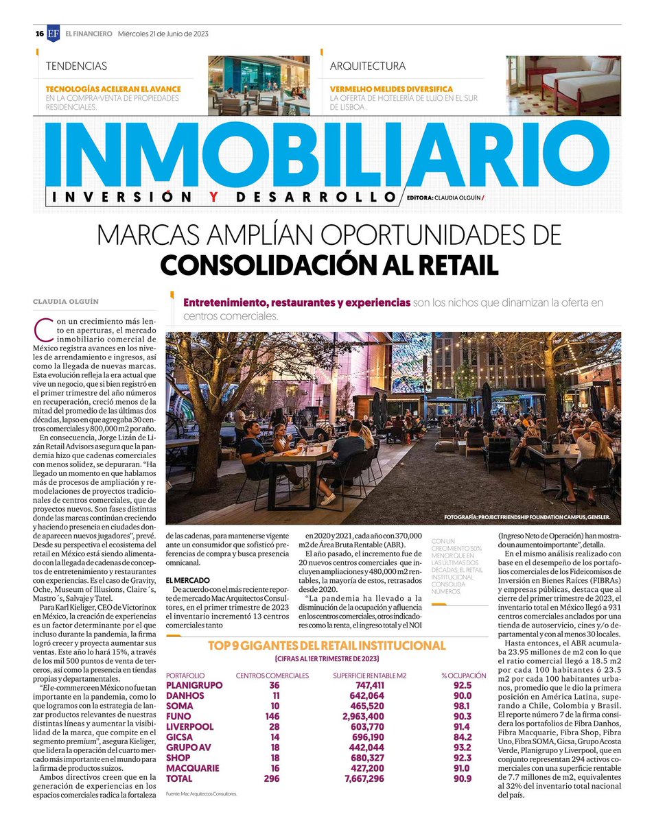 Marcas amplían #oportunidades de consolidación al #retail.👇
Vía: <a href="/ElFinanciero_Mx/">El Financiero</a>